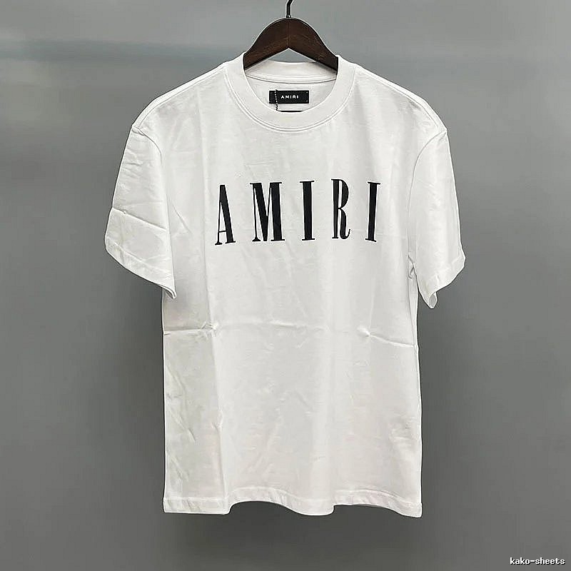 Amiri White Black Records Graphic T-Shirt Statement Graphic