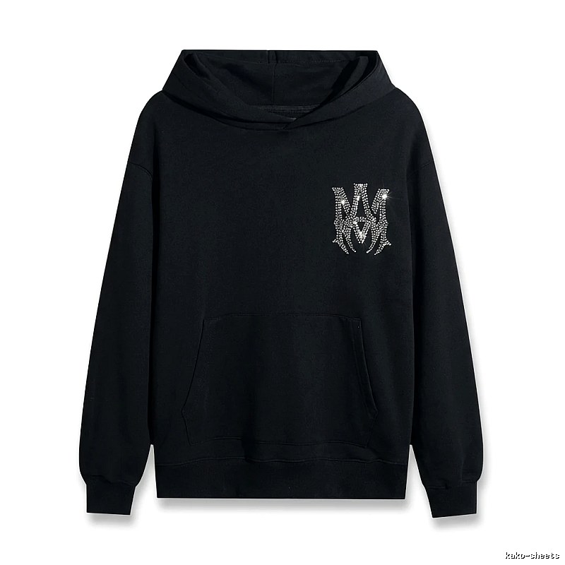 AMIRI's trendy and cool black hoodie