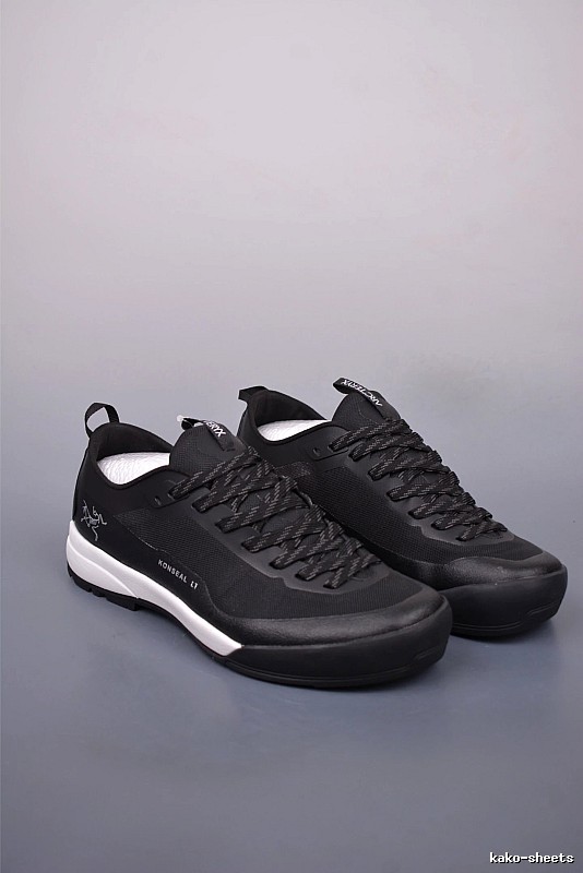 Arc'teryx Trail Sneakers with Technical Upper in Black and White