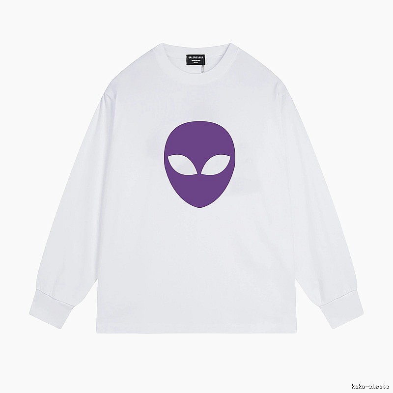 Balenciaga Alien Print White T-shirt