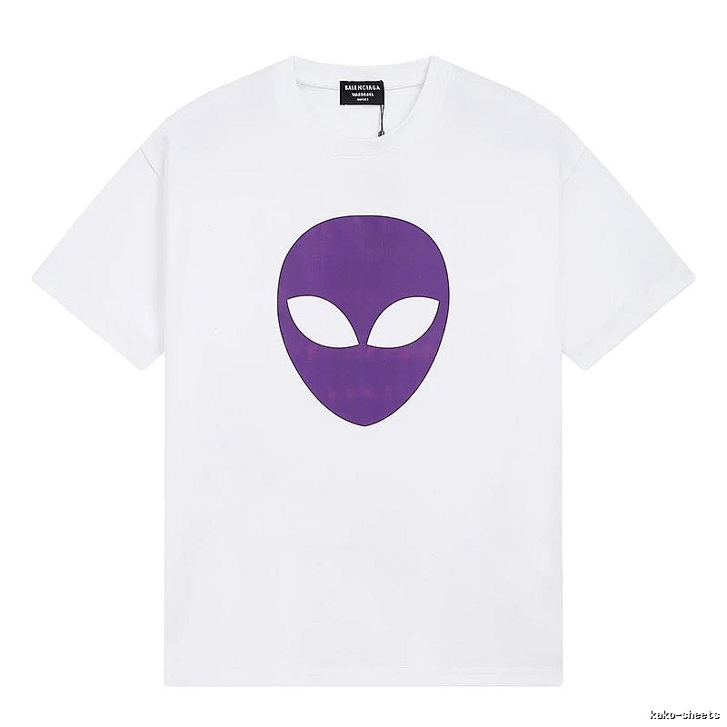 Balenciaga Alien Print White T-shirt