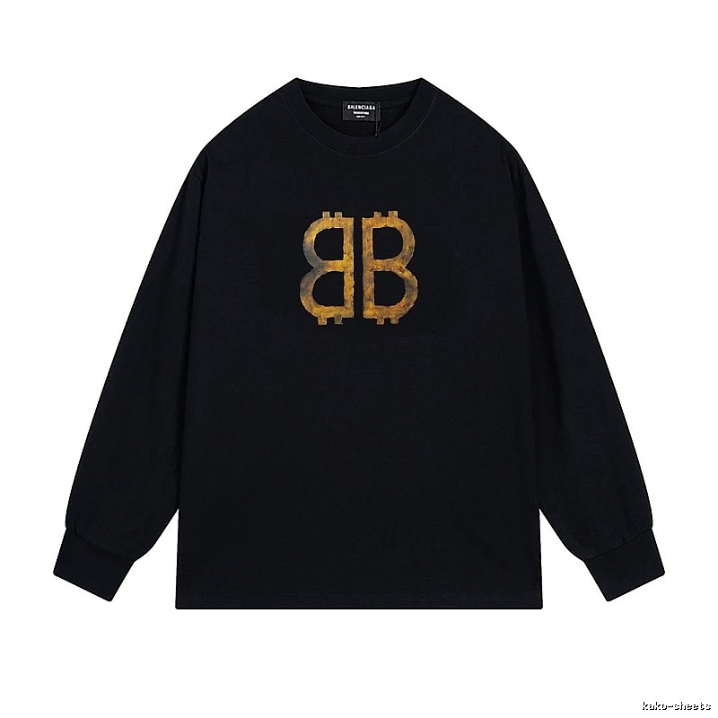 Balenciaga BB Print Black Sweatshirt