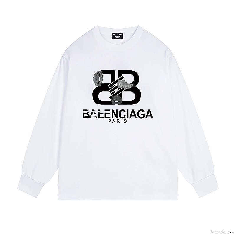 Balenciaga BB Series Simple White T-shirt