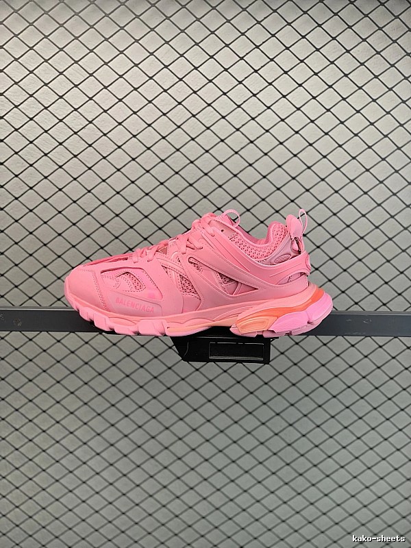 Balenciaga Chunky Runners in Bright Pink with Oversized Sole