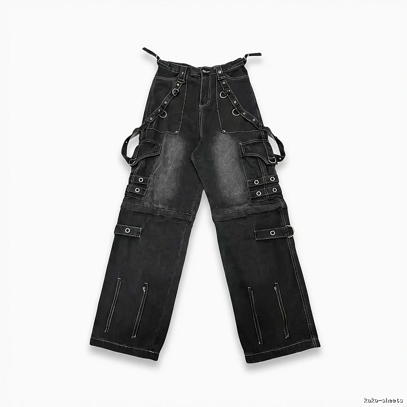 Balenciaga dark workwear style jeans