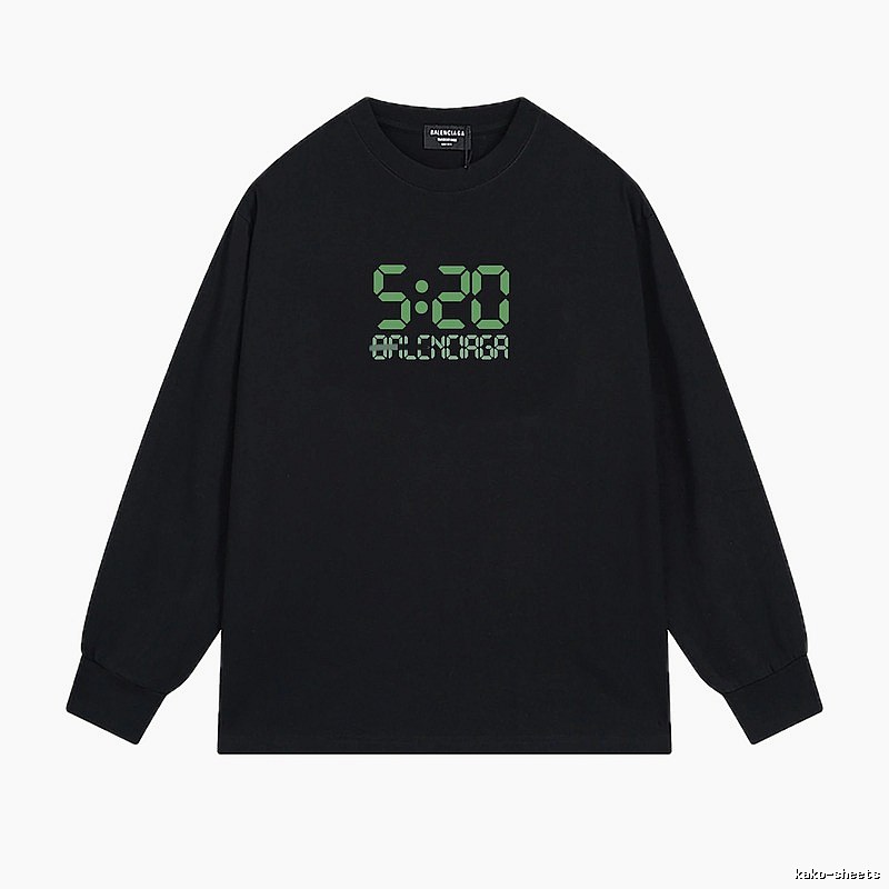 Balenciaga digital style black sweatshirt