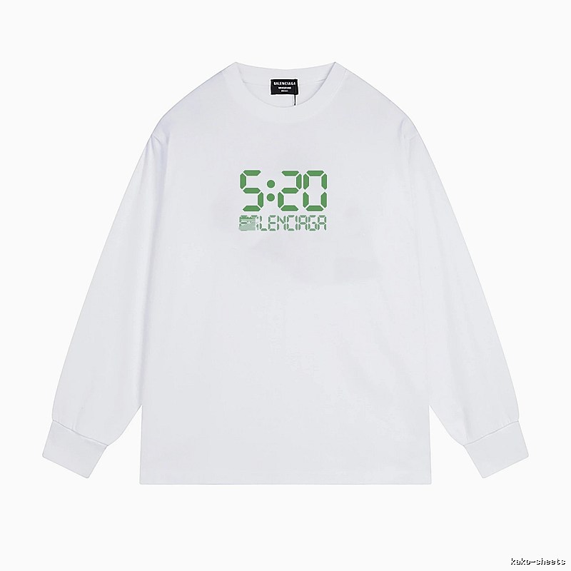 Balenciaga digital-style white T-shirt