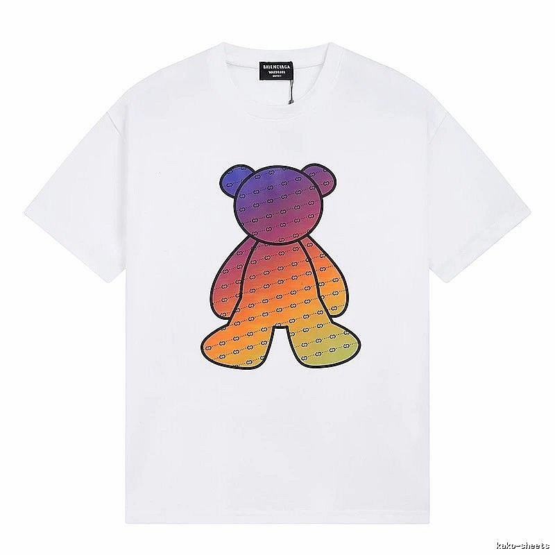 Balenciaga Gradient Bear White T-shirt