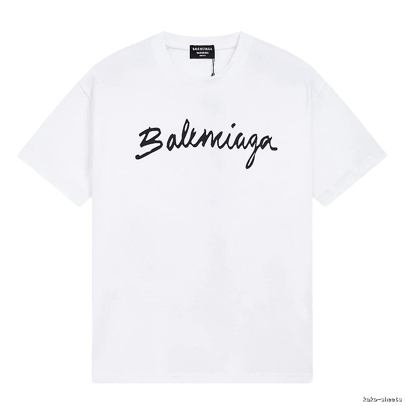 Balenciaga letter simple white T-shirt