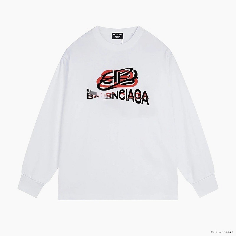 Balenciaga letter white sweatshirt