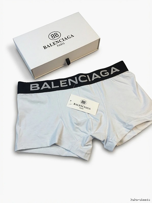 Balenciaga minimalist light blue underwear