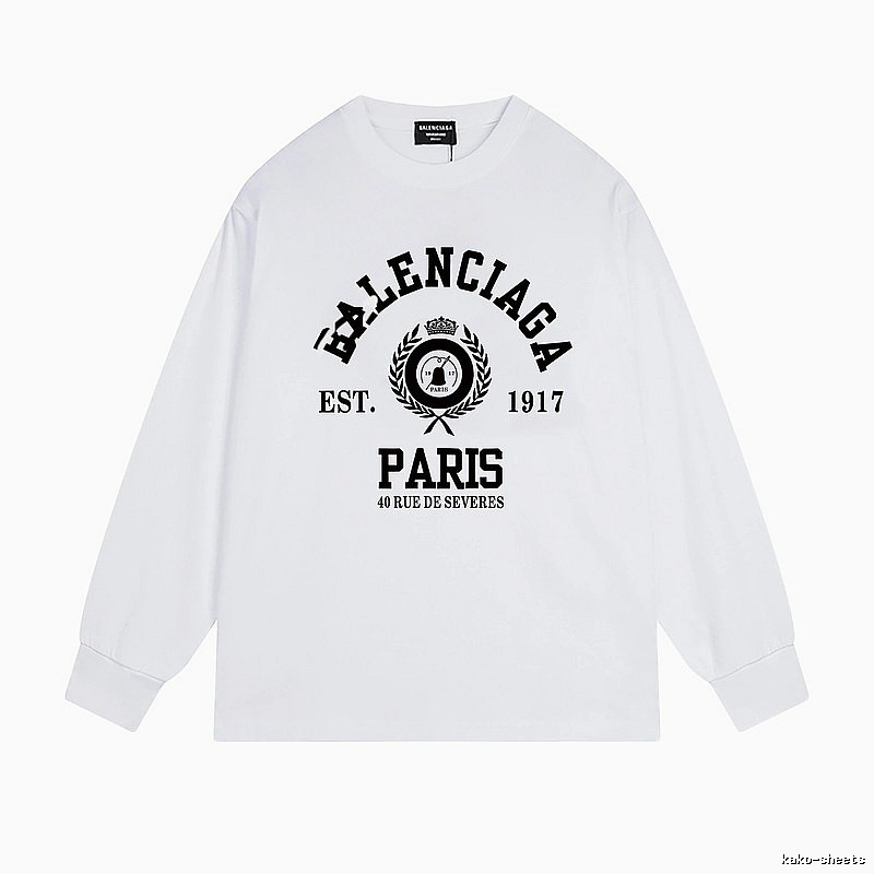 Balenciaga retro-style white T-shirt