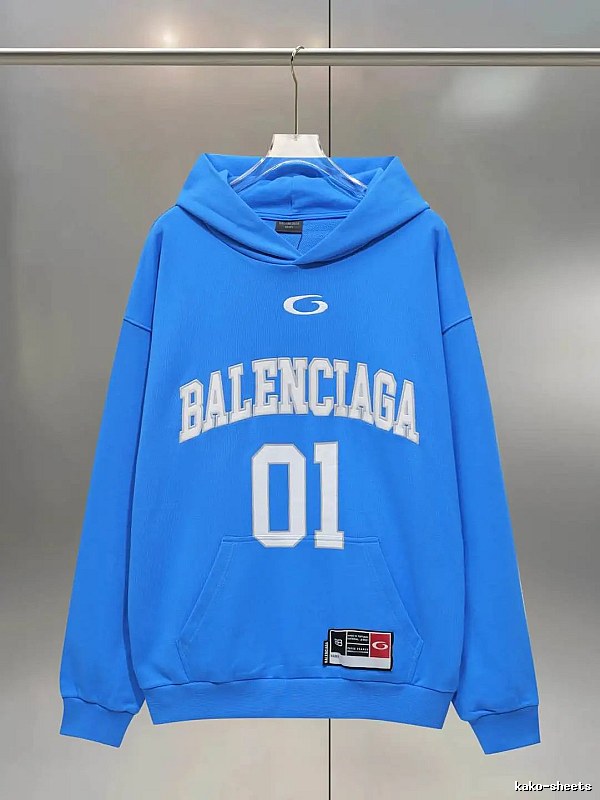 Balenciaga sporty blue sweatshirt