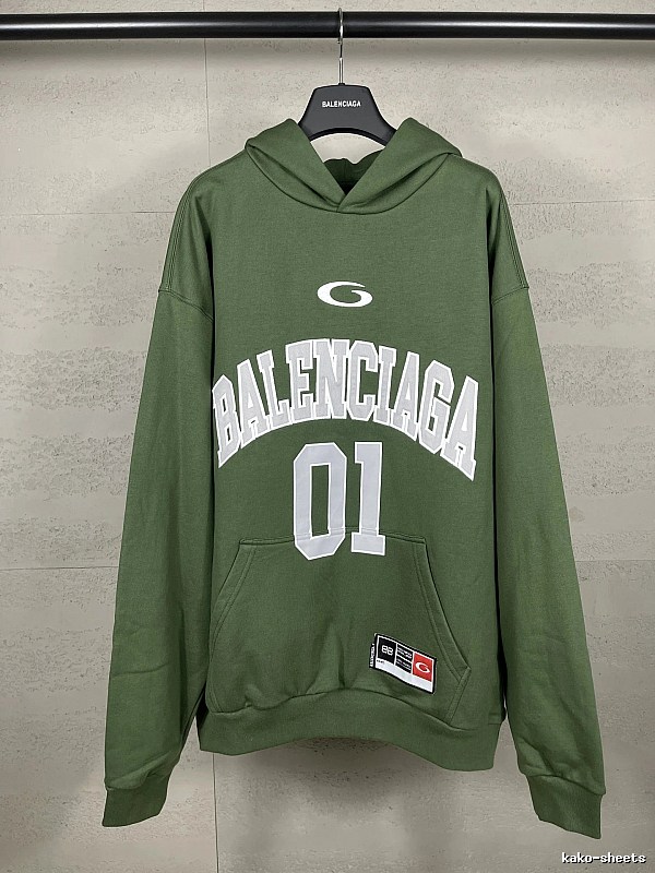 Balenciaga sporty green sweatshirt
