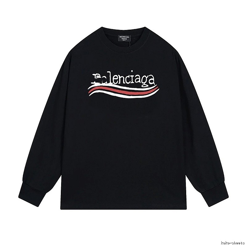 Balenciaga wavy black sweatshirt