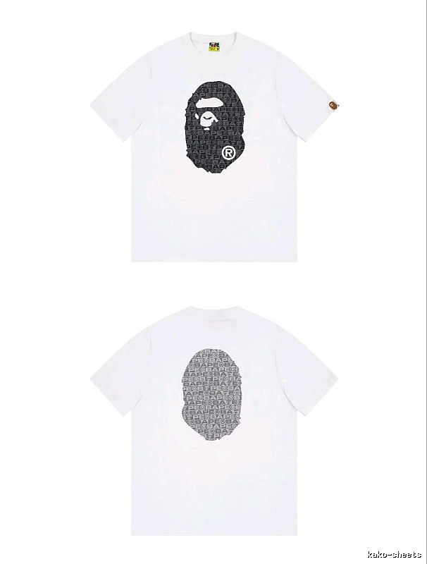 Bape Ape Head Simple White T-shirt