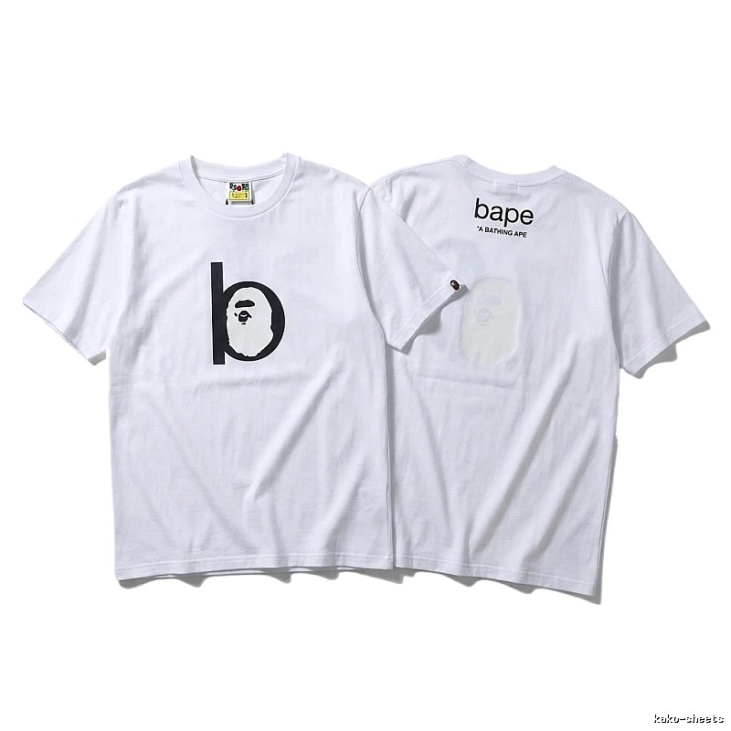Bape Ape Head Simple White T-shirt