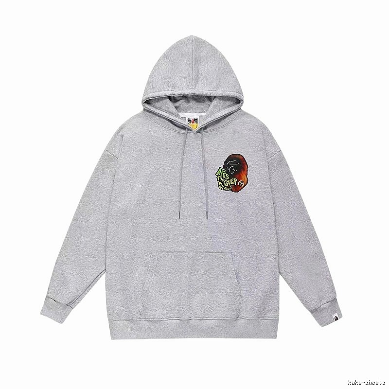 Bape Camouflage Ape Man Grey Hoodie