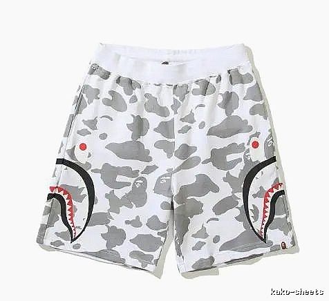 Bape Shark Camouflage Shorts