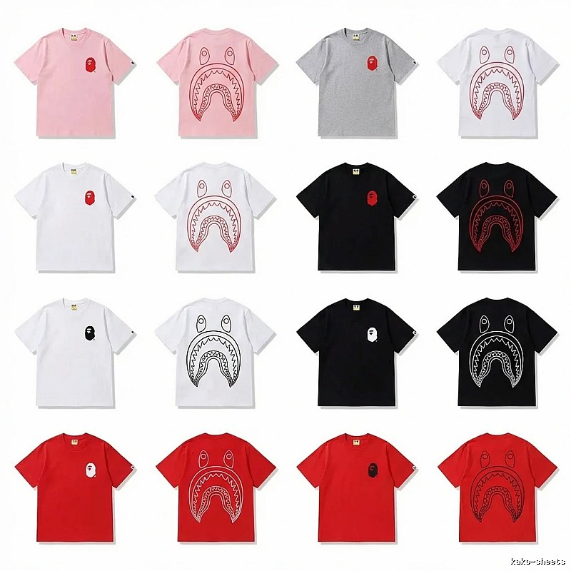 Bape Shark Series Trendy Brand T-shirts