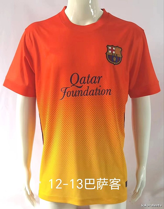 Barcelona Casual Retro soccer jersey Blue Red Barcelona for Comfortable Styling