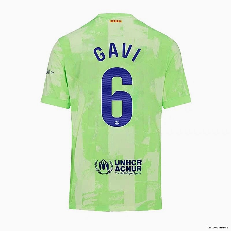 Barcelona Statement Gavi #6 soccer jersey Blue Red Barcelona for Outdoor Plans