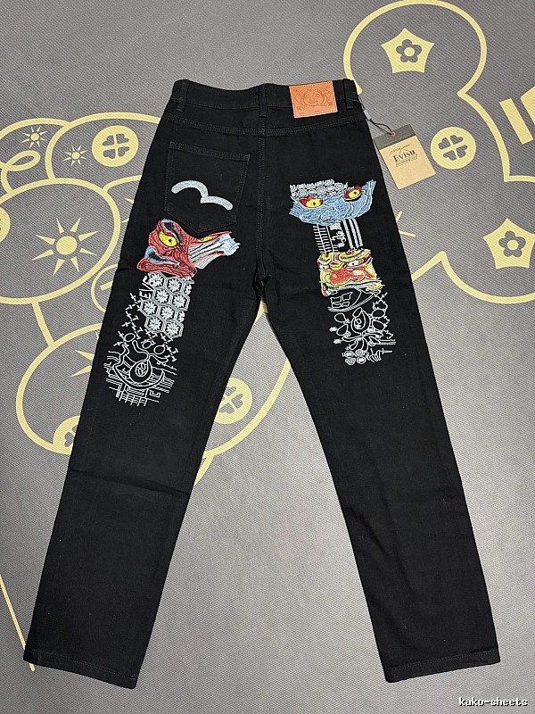 Black Lifestyle Edit Evisu Graphic Jeans