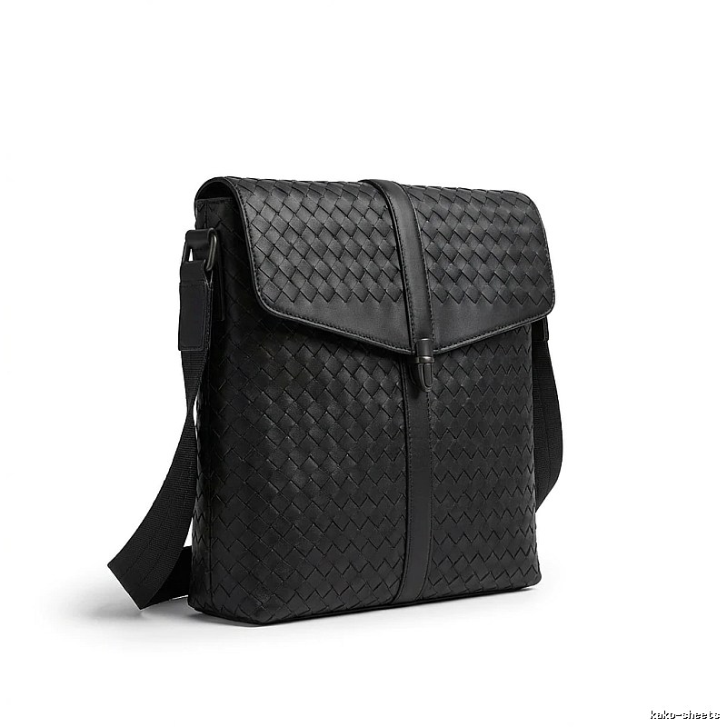 Bottega Veneta Woven Style Black Bag