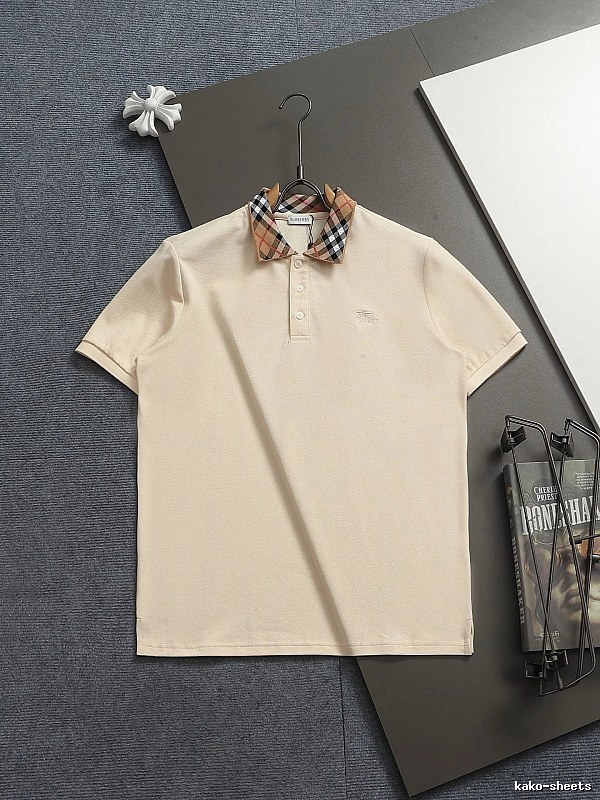 Burberry checkered British style short-sleeve