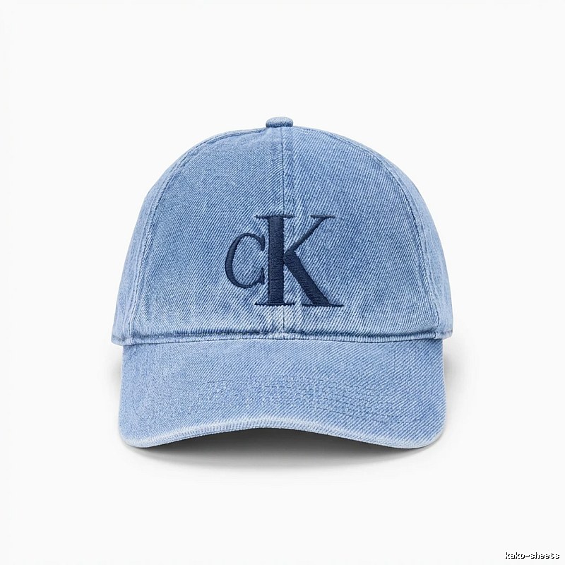 Calvin Klein Simple Denim Blue Baseball Cap