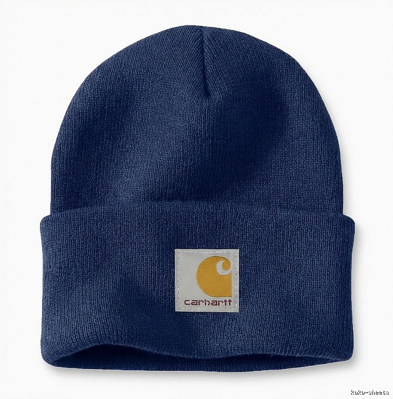 Carhartt classic dark blue beanie