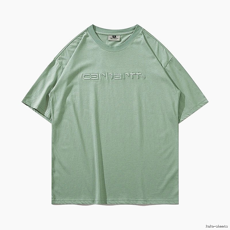 Carhartt Travel Logo T-shirt Light Blue Subtle with Modern Look