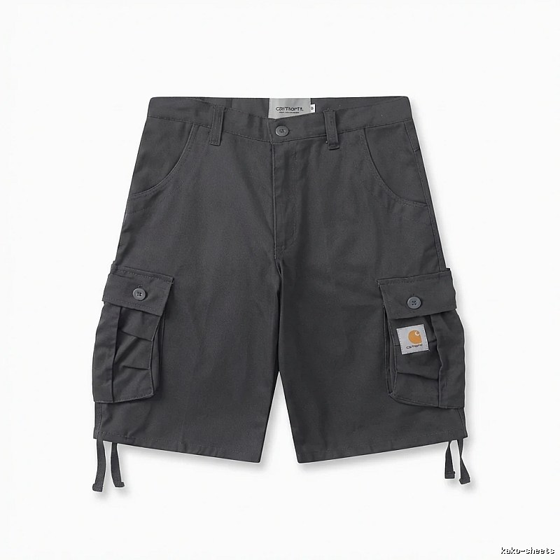 Carhartt workwear style dark grey shorts