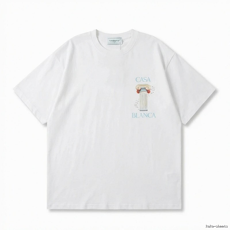 Casablanca Greek column style white T-shirt