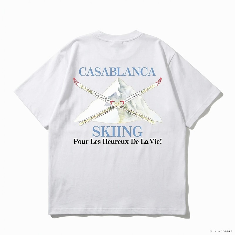 Casablanca Ski Style White T-shirt