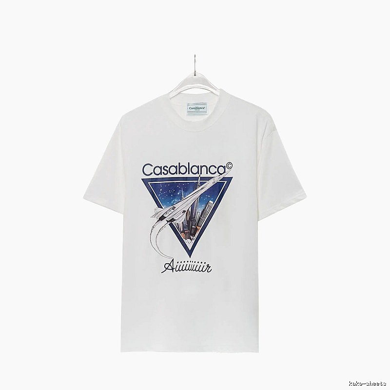 Casablanca Universe Wind White T-shirt