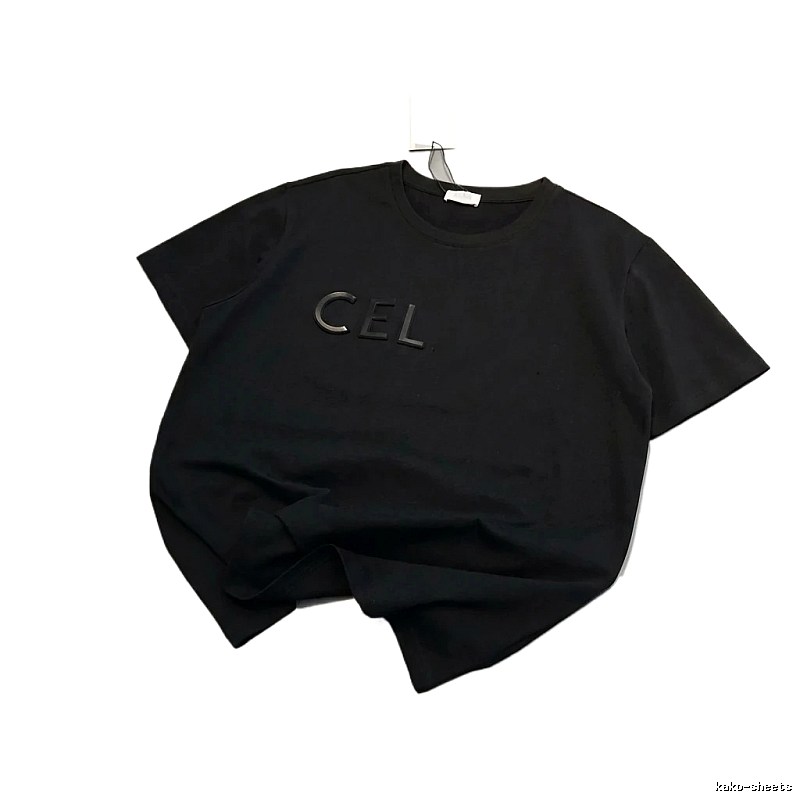 CELINE minimalist black T-shirt
