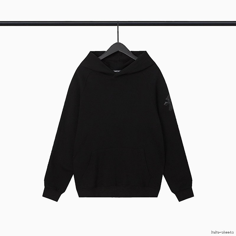 Chrome Hearts 2089-83 Black Cross Graphic Hoodie Active Casual