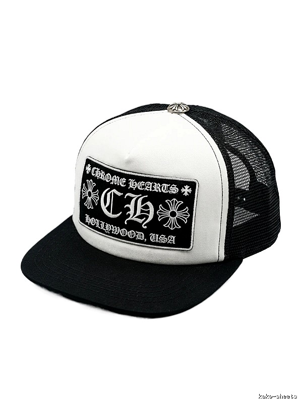 Chrome Hearts Black and White Trendy and Cool Hoodie