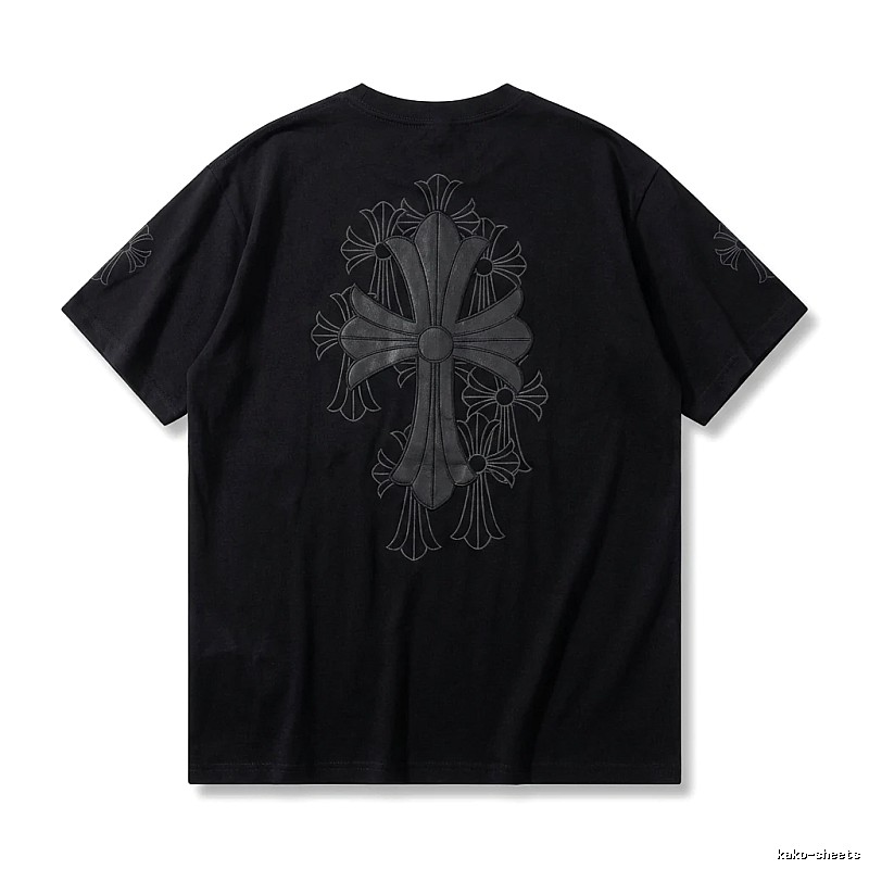 Chrome Hearts cross dark style short-sleeve shirt