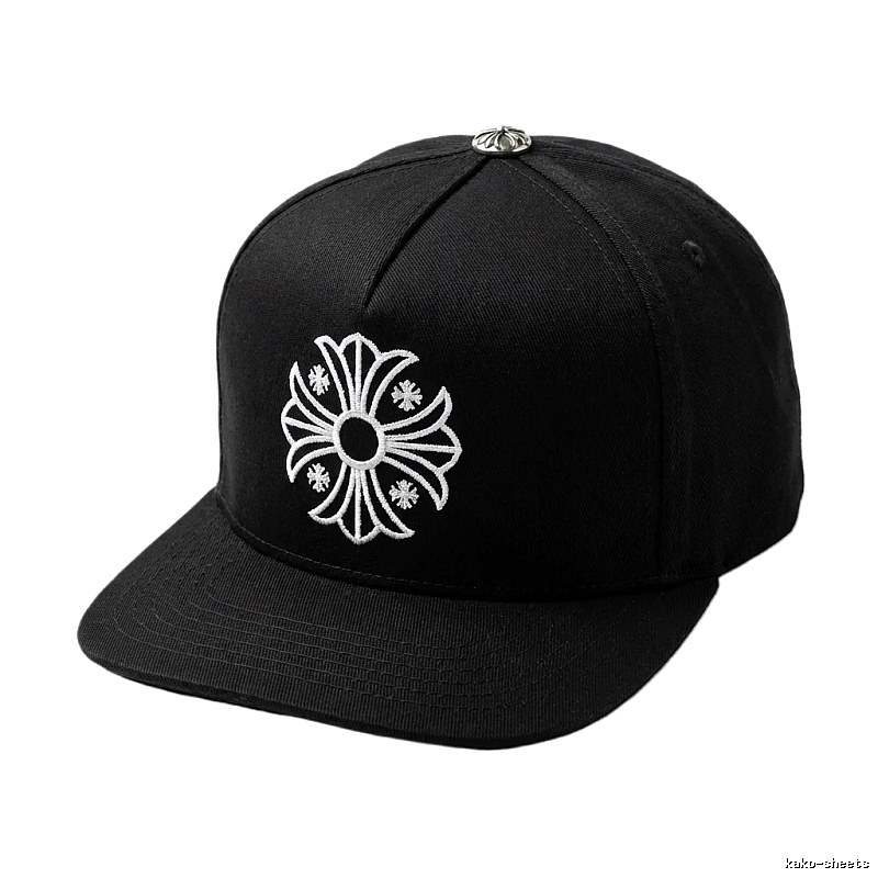 Chrome Hearts Cross Flower Retro Black Hat