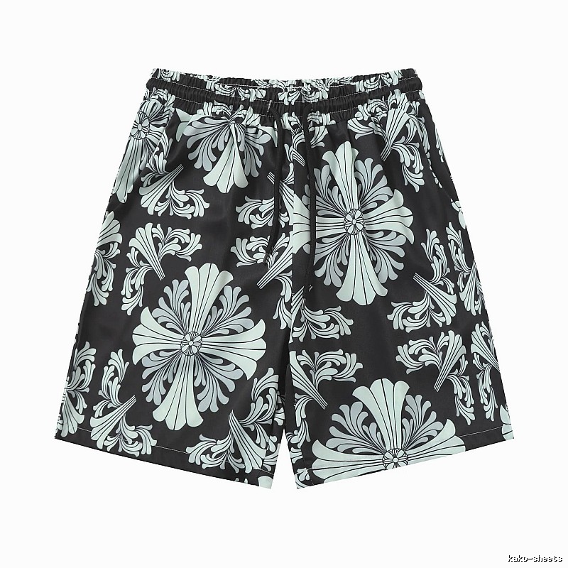 Chrome Hearts Cross Flower Trendy Brand Shorts