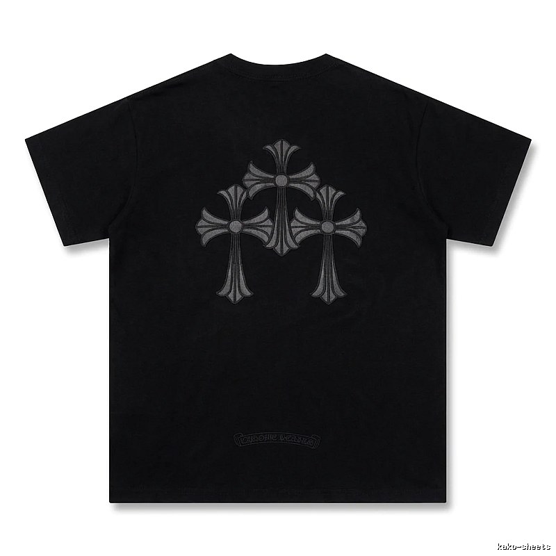 Chrome Hearts Cross Print Black T-shirt