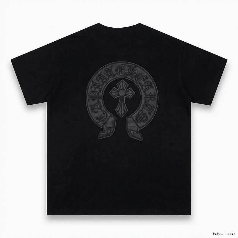 Chrome Hearts Cross Vintage Black Short-sleeve Shirt