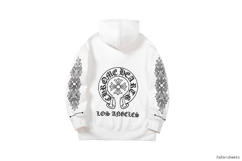 Chrome Hearts Daily Cross graphic hoodie Black Blue Cross for City Outfits
