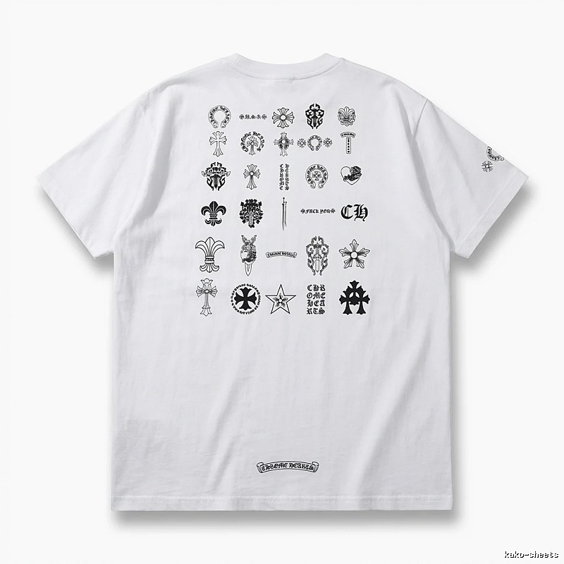 Chrome Hearts Dark Style White T-shirt