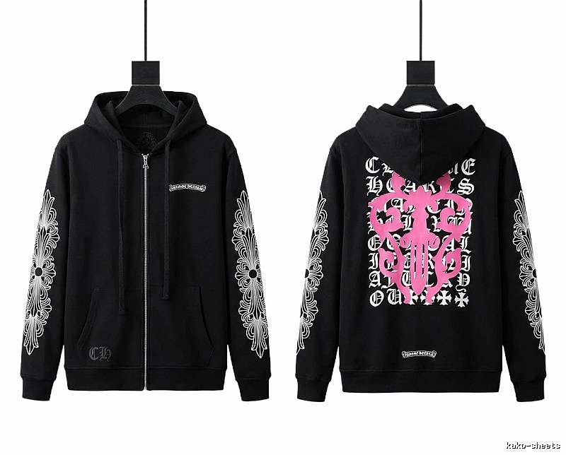 Chrome Hearts printed dark style hoodie
