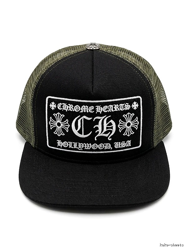 Chrome Hearts Retro Style Black Hat
