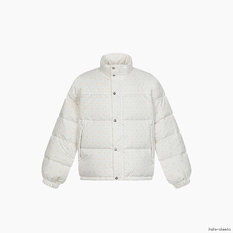 Chrome Hearts Retro Style White Cotton Coat
