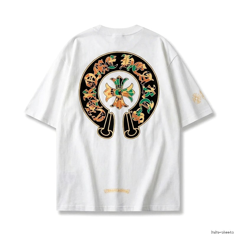 Chrome Hearts Retro Style White T-shirt